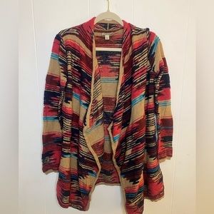 Abstract Boho Lucky Brand Cardigan